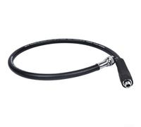Tubo flessibile di gomma di pressione media per le immersioni subacquee per il Bcd con i montaggi dell'acciaio inossidabile e l'alta lunghezza del nero 75cm di resistenza allo scoppio