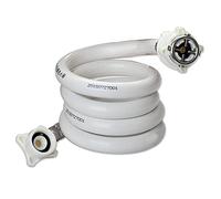 Tubo flessibile di ingresso dell'acqua della lavatrice Tubo del tubo, tubo di ingresso dell'acqua fredda Tubo di alimentazione 1/2 "diritto e attacco filettato da 3/4" Curva a 90 gradi, 0,5-15 m opzio