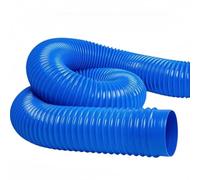 Tubo flessibile di raccolta della polvere, tubo blu resistente, collettori for lavorazione del legno elasticizzati, for condizionamento/ventilazione/polvere(10m(32.8ft),75mm/3in)