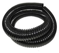 Tubo flessibile di raccolta polvere in PU nero, diametro interno 120 mm, lunghezza 1 m, tubo flessibile trasparente for aspiratore di polvere industriale(1.5mm)