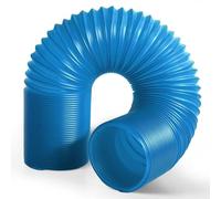 Tubo flessibile di raccolta polvere in PVC blu, tubi flessibili for aspirazione e fumi, for condizionamento/ventilazione/polvere(5m(16.4ft),75mm/3in)
