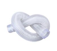 Tubo Flessibile Di Scarico Dei Fumi Del Vuoto Di Aspirazione Della Polvere Di 1/2/3/5 Metri Di Diametro Interno 32/40/45/50 Mm In PVC Bianco Trasparente(2 Meter,Inner Diameter 45mm)