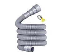 Tubo Flessibile Di Scarico Dell'acqua In Plastica Ondulata Universale Con Morsetto, Alimentazione Manuale For Lavatrici E Lavastoviglie(Green)