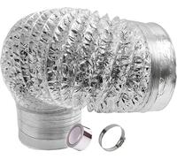 Tubo flessibile di scarico per asciugatrice Foil Hose Dryer Vent Flexible Duct(3m,80mm)