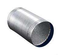 Tubo flessibile di sfiato del tubo di alluminio per resistenza alle alte temperature in applicazioni di riscaldamento, ventilazione e aria condizionata (200 cm)