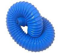 Tubo flessibile di sfiato in gomma PVC blu, condotto di ventilazione dell'aria for asciugatrice/aspirapolvere, tubo di scarico dell'acqua piovana for esterni, patio, giardino (3,28 piedi)(60mm)