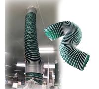 Tubo Flessibile di sfiato per asciugatrice per spazi ristretti, 10 m/33 Piedi, Diametro 350 mm (13,75"), Tubo di Scarico dell'Aria per sistemi di Ventilazione, Riscaldamento e Raffreddamento