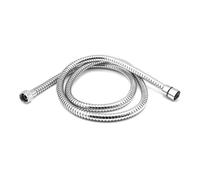 Tubo flessibile doccia doppia aggraffatura 2 mt.attacco conico in ottone cromato