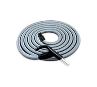 Tubo Flessibile Ergo per Aspirapolvere Centralizzato con interruttore On/Off su impugnatura - 7 m ITALY - Compatibile con Aertecnica Tubò, Sistem Air, Duovac, AirBlu e altri