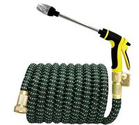 Tubo flessibile espandibile for giardinaggio, adatto for irrigazione e pulizia, giunto da 3/4(3/4''_100FT)