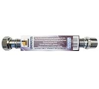 Tubo flessibile estensibile inox 1/2"M 3/4''F 200/400 mm acqua inox DM 174