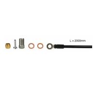 Tubo flessibile extra nero + banjo + parti Elvedes Shimano SM-BH 90 Nero