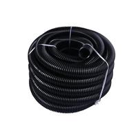 Tubo Flessibile For Aspirapolvere Generale Interno 40 Mm Esterno 48 Mm Soffietto Cannucce Tubo Filettato Industriale Parte Durevole For Aspirapolvere Tubo Morbido(Black-1m (40mm))