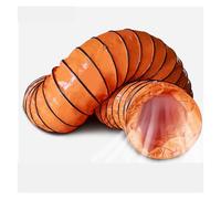 Tubo flessibile for condotti, tubo flessibile in PVC con corda regolabile for ventilatore di scarico, condotto di scarico pieghevole, facile da riporre(L 16.4 ft/5m,Dia-11.8in/300mm)