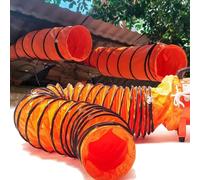 Tubo flessibile for condotto di ventilazione, diametro 5,9/7,9/9,8/11,8/13,8/15,7/17,7/19,7/21,7/23,6 pollici, for ristoranti/fabbriche/tunnel, tubo flessibile di scarico for ventilazione(L 16.4 ft/5m