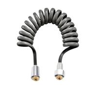 Tubo flessibile for doccia a molla da 2/3/5 metri, linea telefonica, flessibile, lungo, prolunga for ugello for doccia a molla, tubo for ugello manuale(5 M)