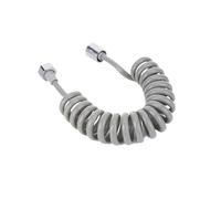 Tubo flessibile for doccia a molla in plastica da 2/3/5 metri, tubo flessibile for bagno a molla, connettore flessibile for tubo, tubo a molla, WC for bagno, strumento for vasca da bagno(3M)