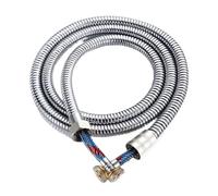 Tubo flessibile for doccia ad alta pressione, antideflagrante, anti-perdita, in acciaio inossidabile intrecciato, 1 pezzo, 1,5/2/3 m(2.0m)