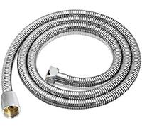 Tubo flessibile for doccia, tubo for, in acciaio inossidabile, guarnizione della testa, accessori for il bagno, tubi for pompa dell'acqua da cucina, fornelli(Silver 1.5m)
