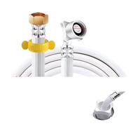 Tubo flessibile for lavatrice antideflagrante lungo 80/100/150/200/300/500 cm, ingresso acqua G1/2-G3/4 pollici, impianto idraulico for bagno(200cm)