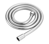 Tubo flessibile for soffione doccia portatile di ricambio professionale Tubo for acqua spray anti avvolgimento in PVC Tubo flessibile for rubinetto universale ad alta pressione WC(Silver-3m)