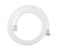 Tubo flessibile for soffione doccia portatile di ricambio professionale Tubo for acqua spray anti avvolgimento in PVC Tubo flessibile for rubinetto universale ad alta pressione WC(White-2m)