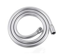 Tubo flessibile for soffione doccia portatile di ricambio Tubo dell'acqua spray anti avvolgimento antideflagrante Tubo flessibile di prolunga for doccia in PVC for bagno(Silver-3m)