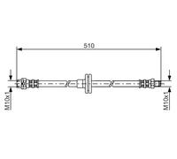 BOSCH 1 987 476 056 Tubo freno