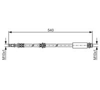 BOSCH 1 987 476 057 Tubo freno