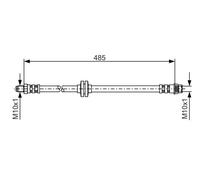 BOSCH 1 987 476 827 Tubo freno