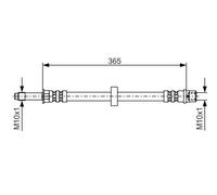 Tubo flessibile freno 1 987 476 851 BOSCH per SEAT VOLVO