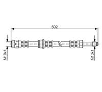 BOSCH 1 987 476 971 Tubo freno