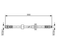BOSCH 1 987 481 056 Tubo freno