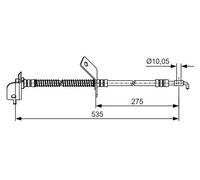 BOSCH 1 987 481 415 Tubo freno