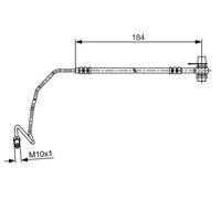 BOSCH 1 987 481 534 Tubo freno