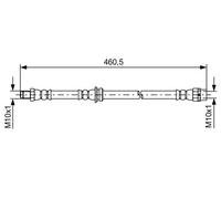 Tubo flessibile del freno BOSCH 1 987 481 598