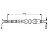 Bosch Tubo freno 1 987 481 678 per BMW X1