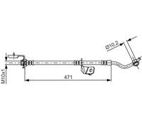 BOSCH 1 987 481 716 Tubo freno