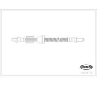 Tubo flessibile freno 19018772 CORTECO per FORD FIESTA III