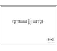 Tubo flessibile freno 19027928 CORTECO per FIAT STILO STILO Multi Wagon