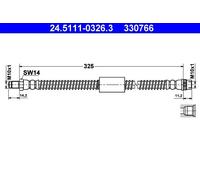 Tubo flessibile freno 24.5111-0326.3 ATE per RENAULT OPEL NISSAN