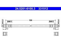Tubo flessibile freno 24.5201-0100.3 ATE per BMW 8