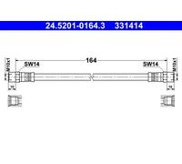 Tubo flessibile freno 24.5201-0164.3 ATE per VW SEAT