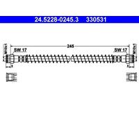 Tubo flessibile freno 24.5228-0245.3 ATE per CITROËN PEUGEOT