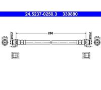 Tubo flessibile freno 24.5237-0250.3 ATE per VW MULTIVAN T6 CALIFORNIA T6 Camper