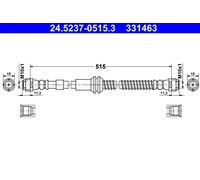 ATE 24.5237-0515.3 Tubo freno