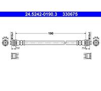 Tubo flessibile freno 24.5242-0190.3 ATE per AUDI A2