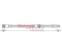 Tubo flessibile freno 4110266 METZGER per SMART MITSUBISHI