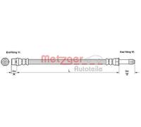 Tubo flessibile freno 4110278 METZGER per VW MERCEDES-BENZ