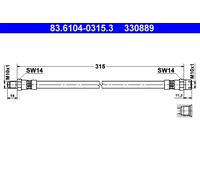 Tubo flessibile freno 83.6104-0315.3 ATE per BMW 5 Touring